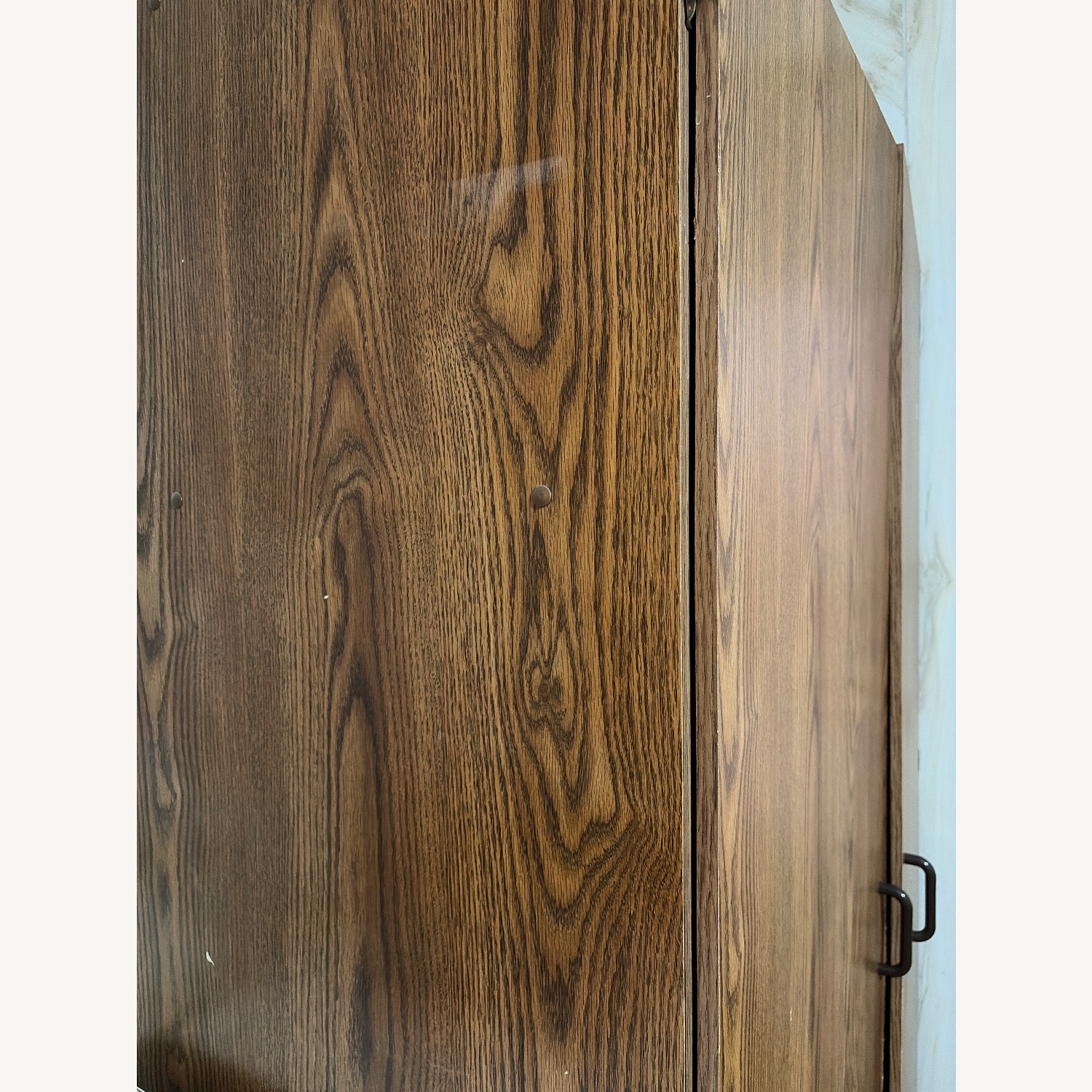 Armoire Wardrobe With Shelves and Hanging Bar - image-2