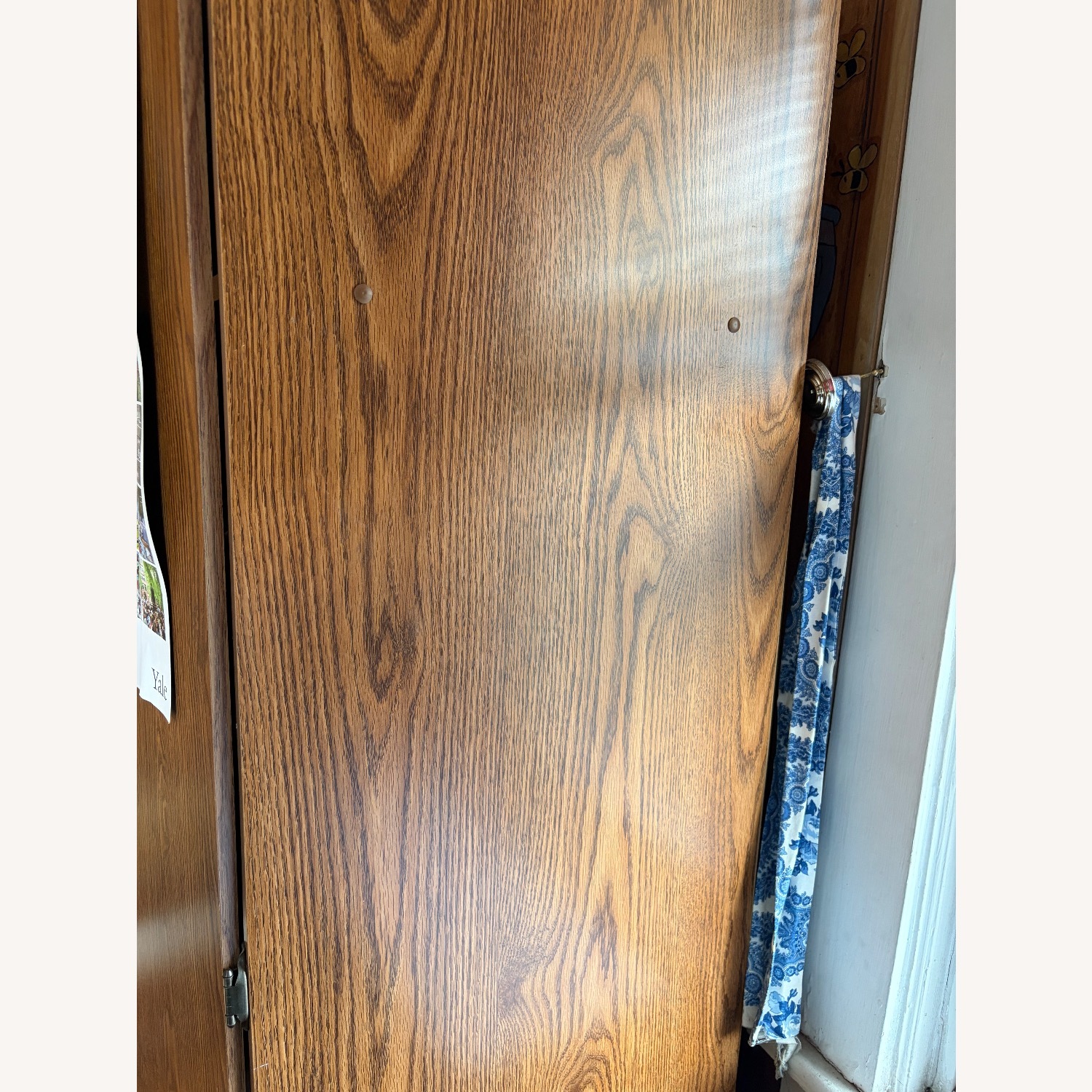 Armoire Wardrobe With Shelves and Hanging Bar - image-1