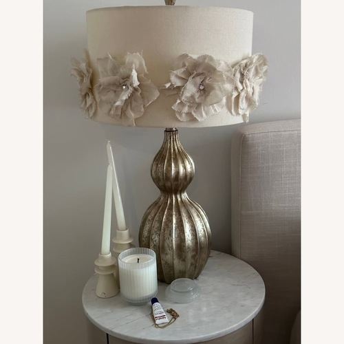 Used Set (2) of Vintage Floral Lamps for sale on AptDeco