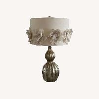 Set (2) of Vintage Floral Lamps