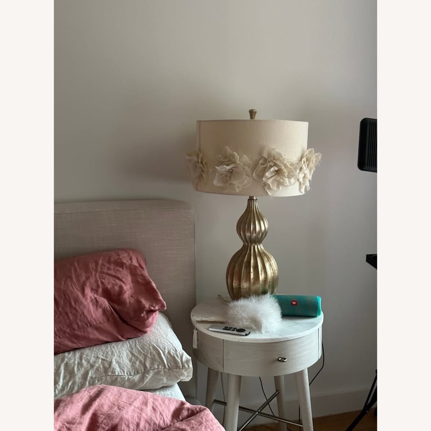 Set (2) of Vintage Floral Lamps - image-2