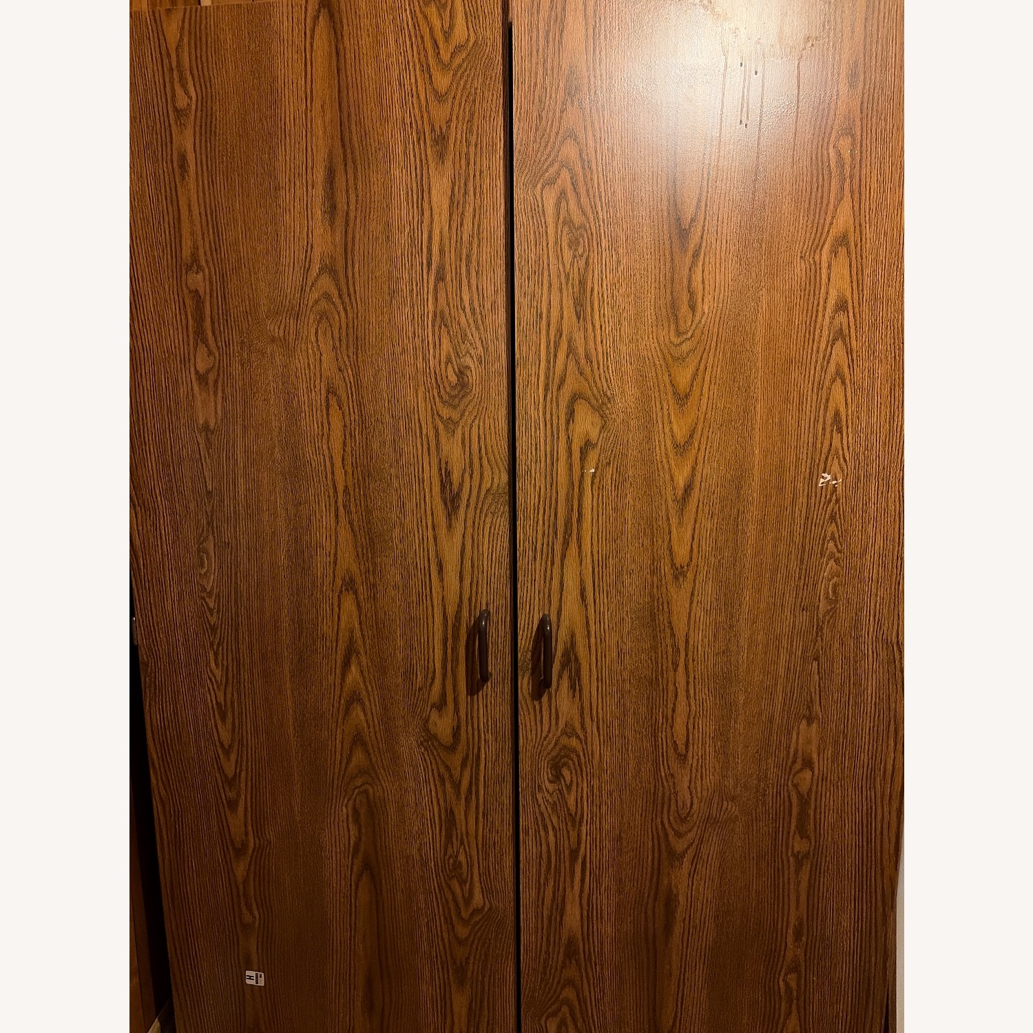 Sauder Dark Brown Armoire - image-0