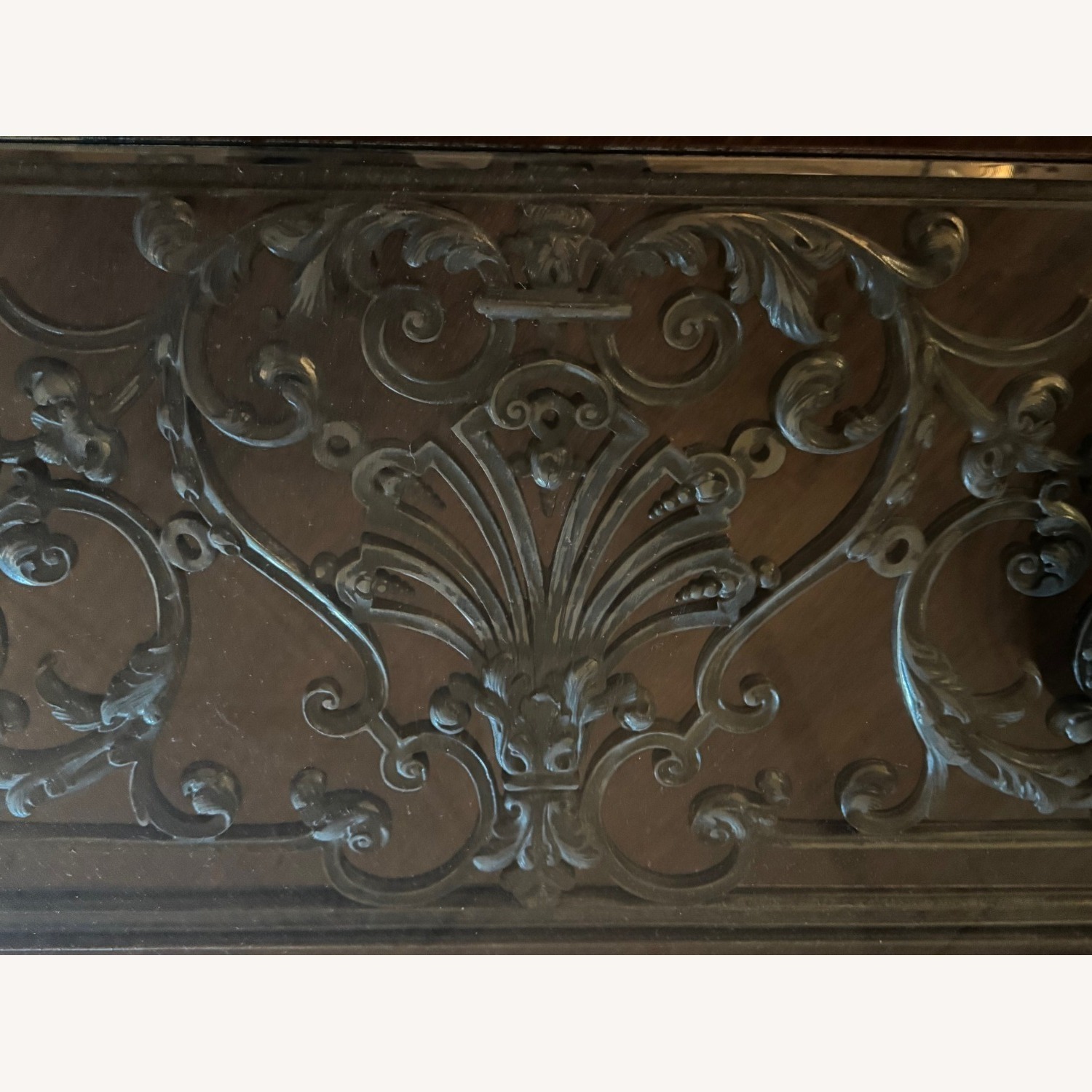 Taylor Custom Made Metal Coffee Table with Glass Top - image-4