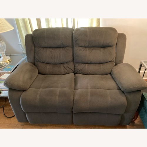 Used Ashley Green 2 Piece Sectional for sale on AptDeco