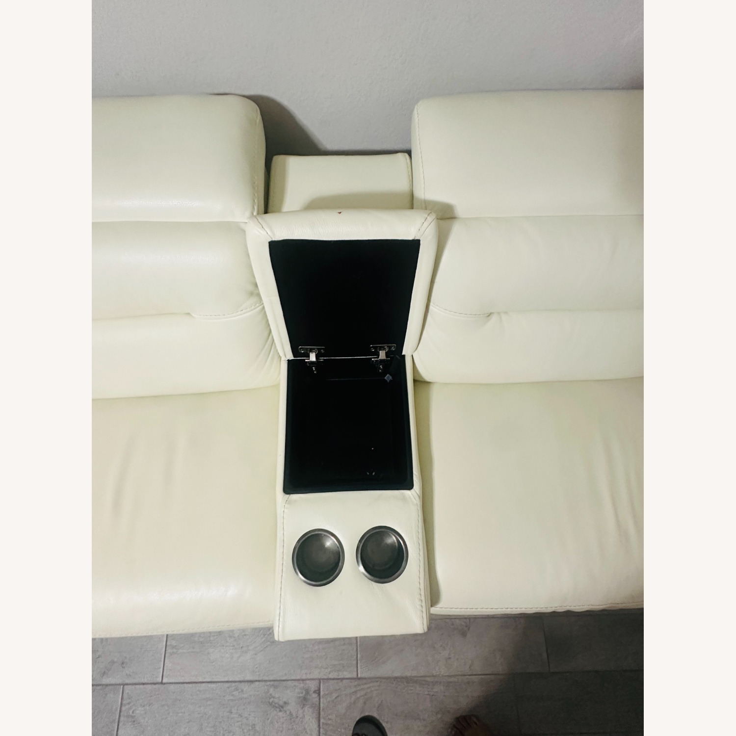 White 6-Piece Power Reclining Sectional - image-4