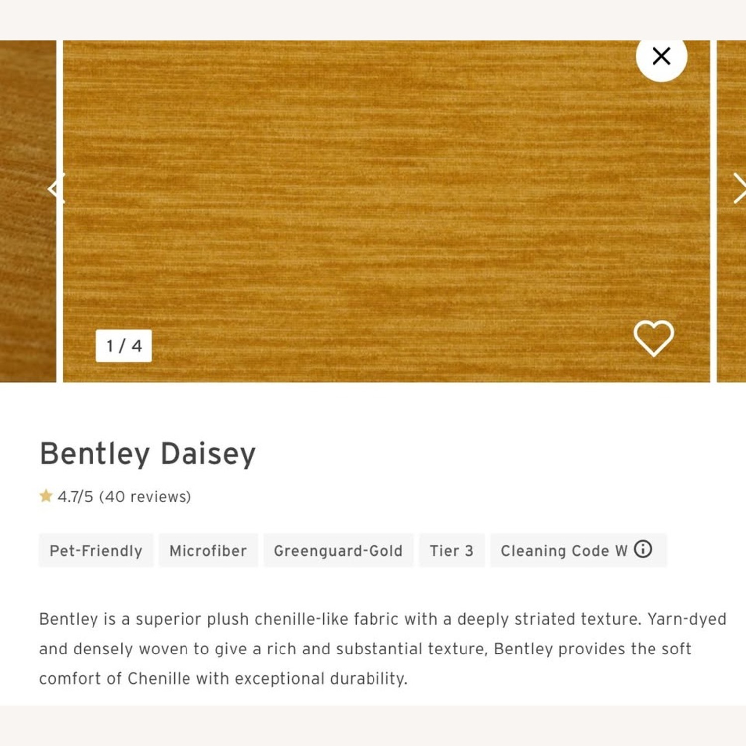 Joybird Elliot Bed Yellow Fabric Queen Bed - image-5