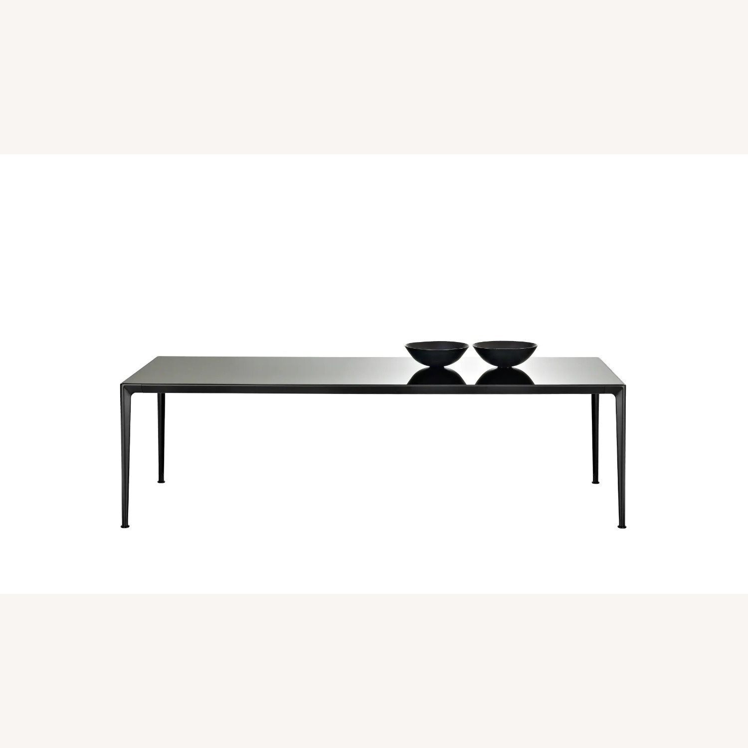 B&B Italia Black Glass Dining Table - image-1
