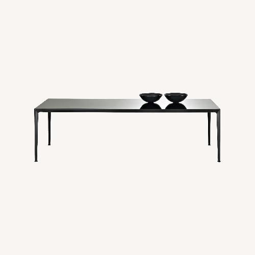 Used B&B Italia Black Glass Dining Table for sale on AptDeco