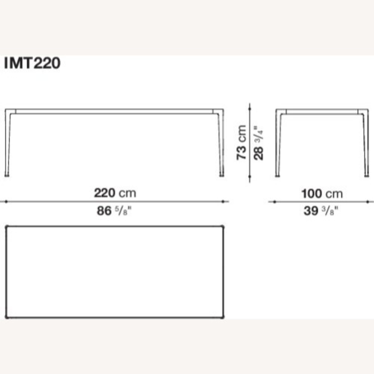 B&B Italia Black Glass Dining Table - image-2