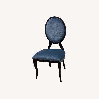 Light Blue Fabric Chairs