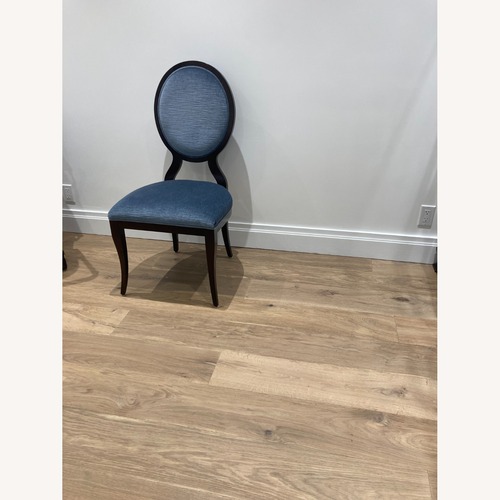 Used Light Blue Fabric Chairs for sale on AptDeco