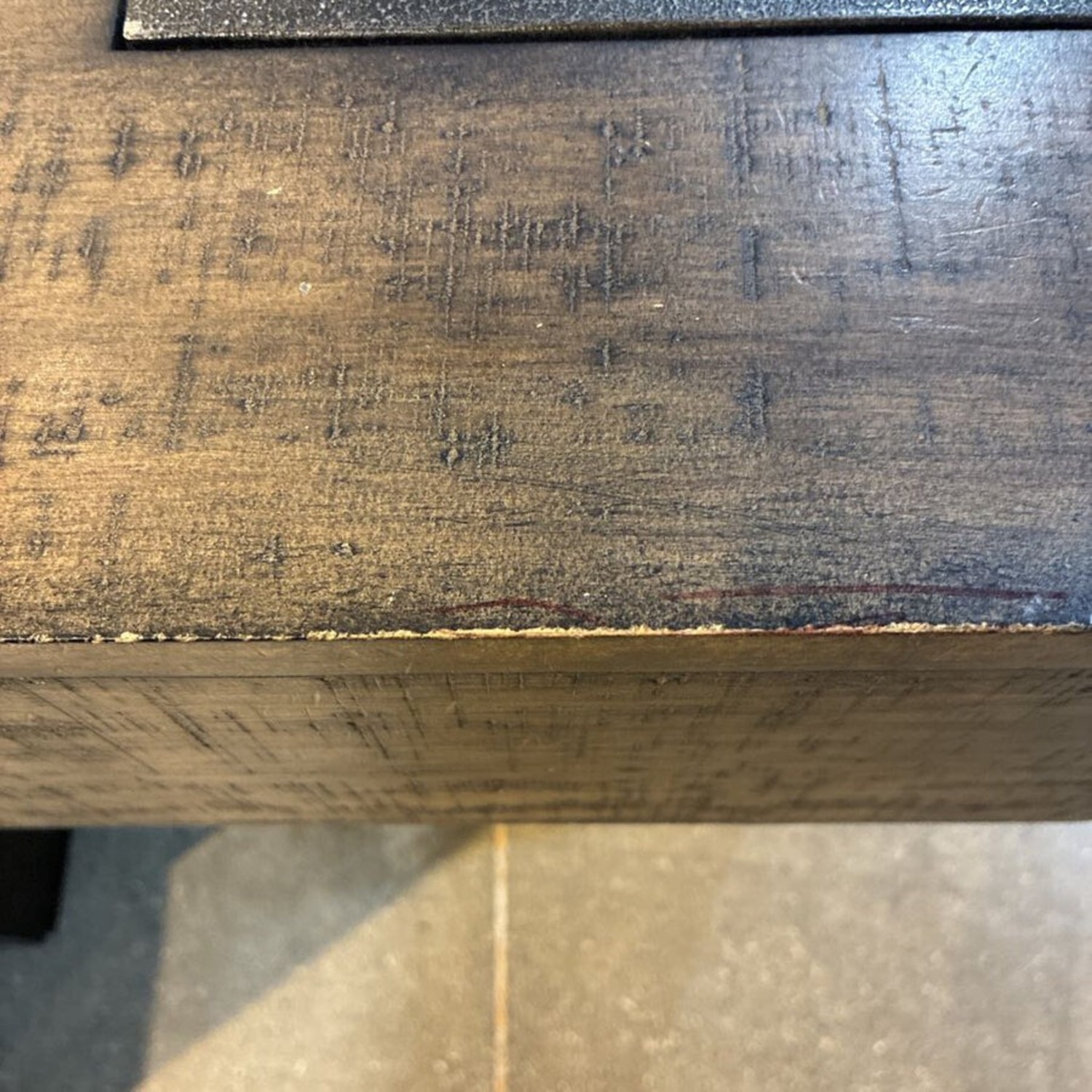 Rustic Modern Kraus Side Table Brown  - image-7