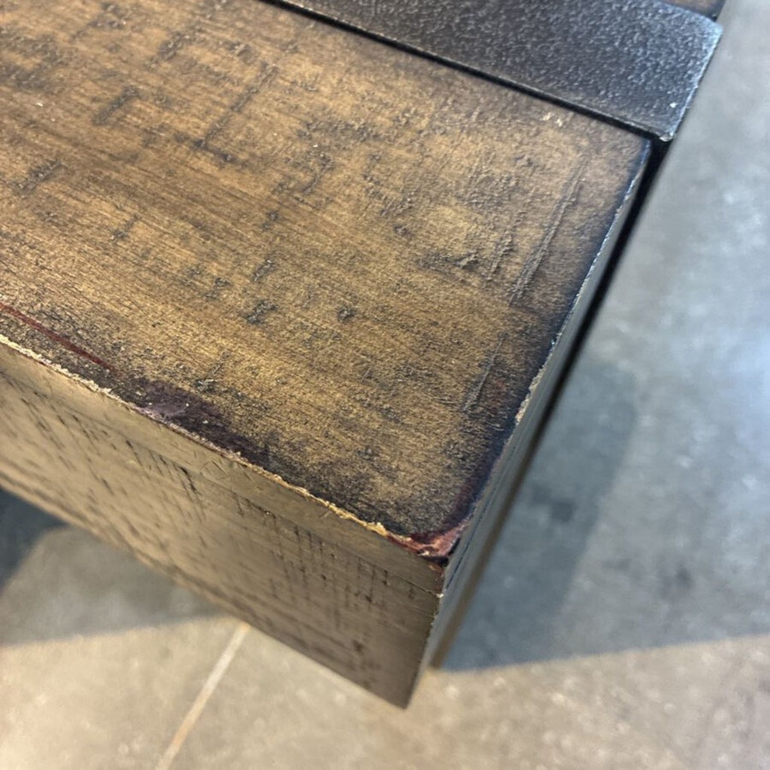 Rustic Modern Kraus Side Table Brown  - image-6