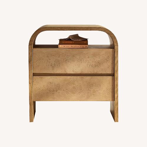 Used Castlery Crescent 2-Drawer Nightstand for sale on AptDeco