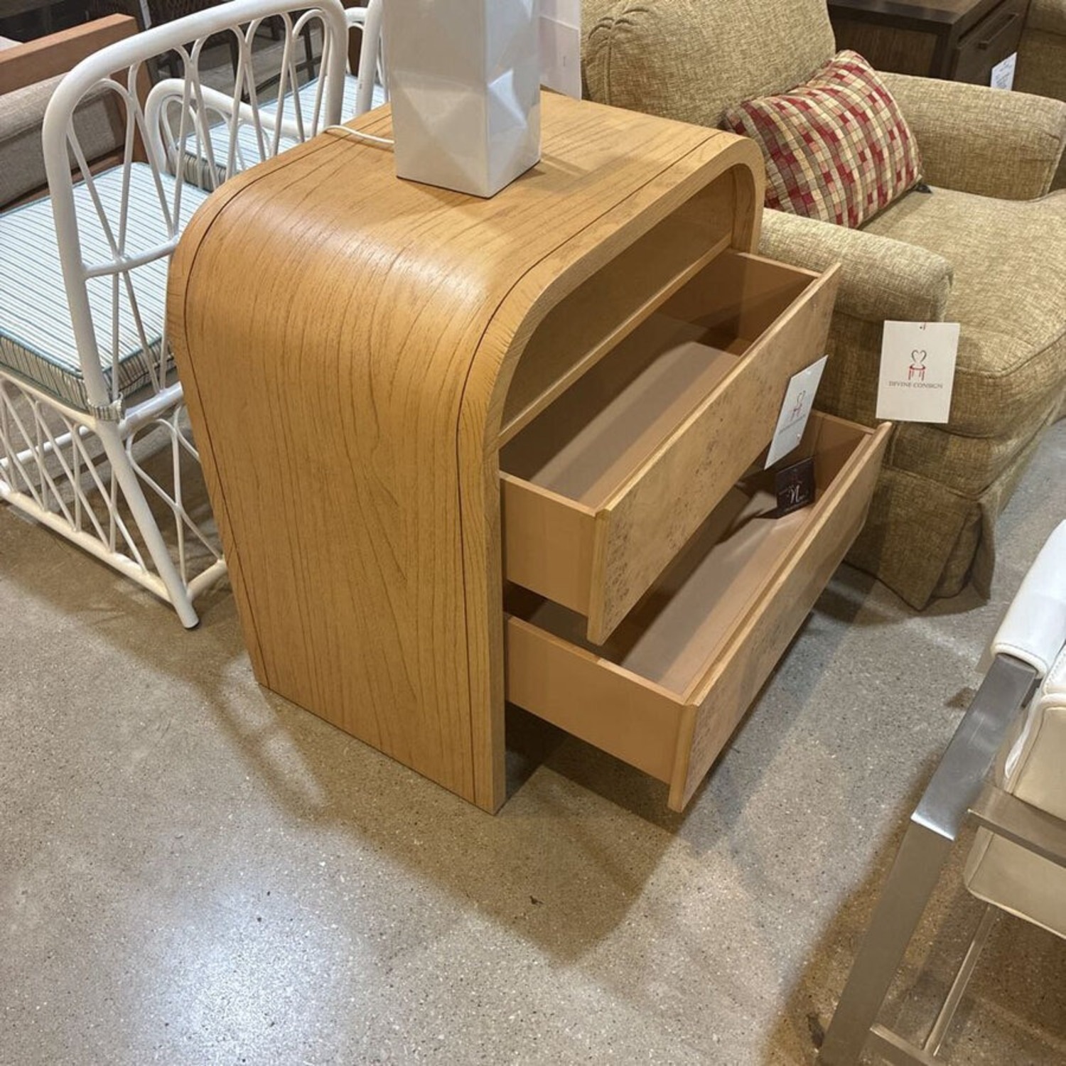 Castlery Crescent 2-Drawer Nightstand - image-3