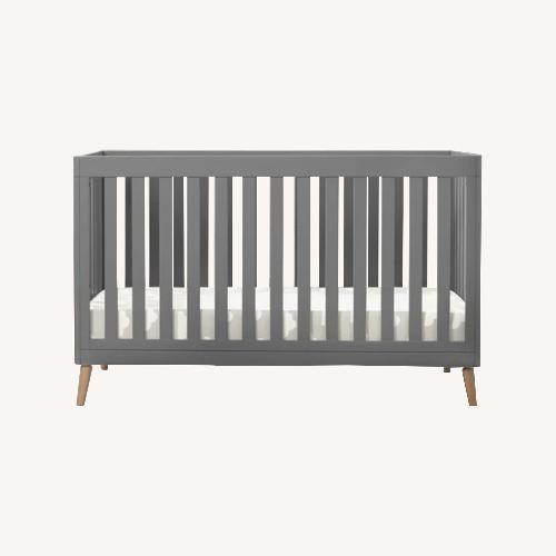 Used Dark Gray Crib for sale on AptDeco