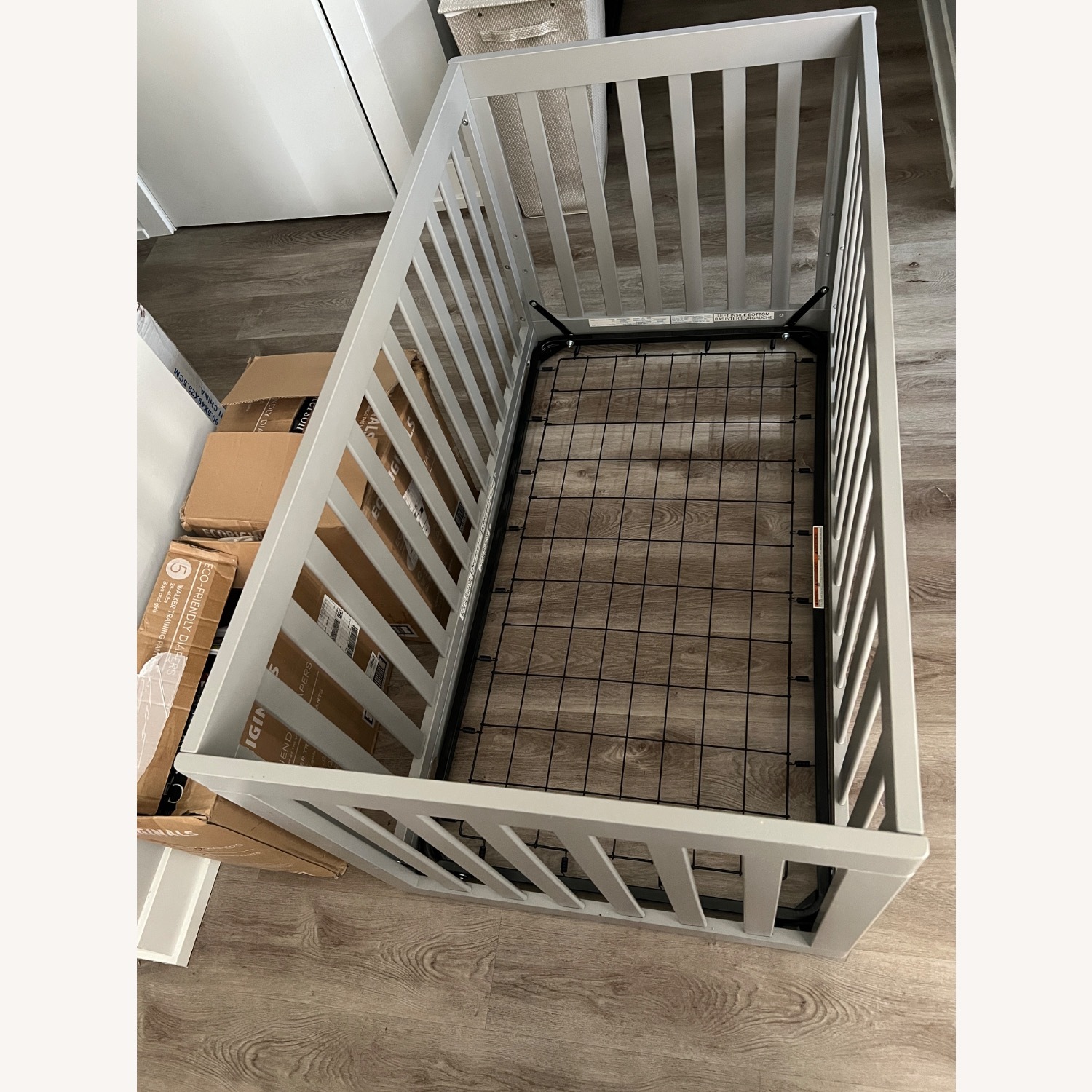 Dark Gray Crib - image-2