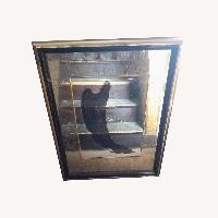 Art Deco Mirror Art Gold Glass Wall Art