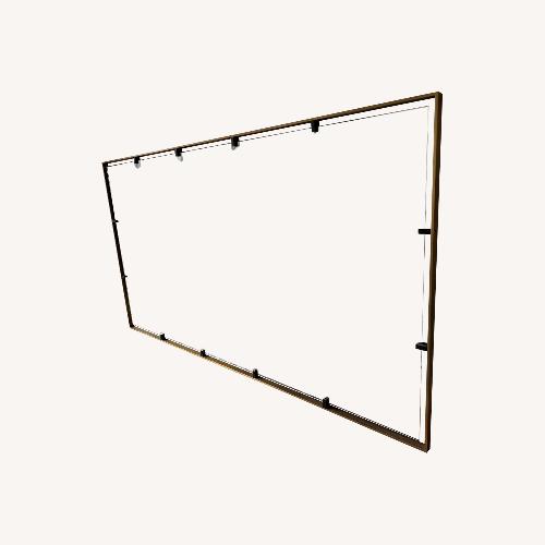 Used Restoration Hardware Gold Metal Wall Mirror for sale on AptDeco