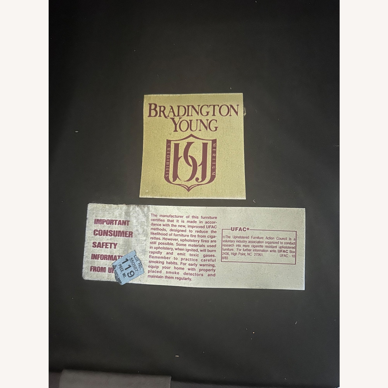 Bradington Young Dark Brown Armchair - image-3