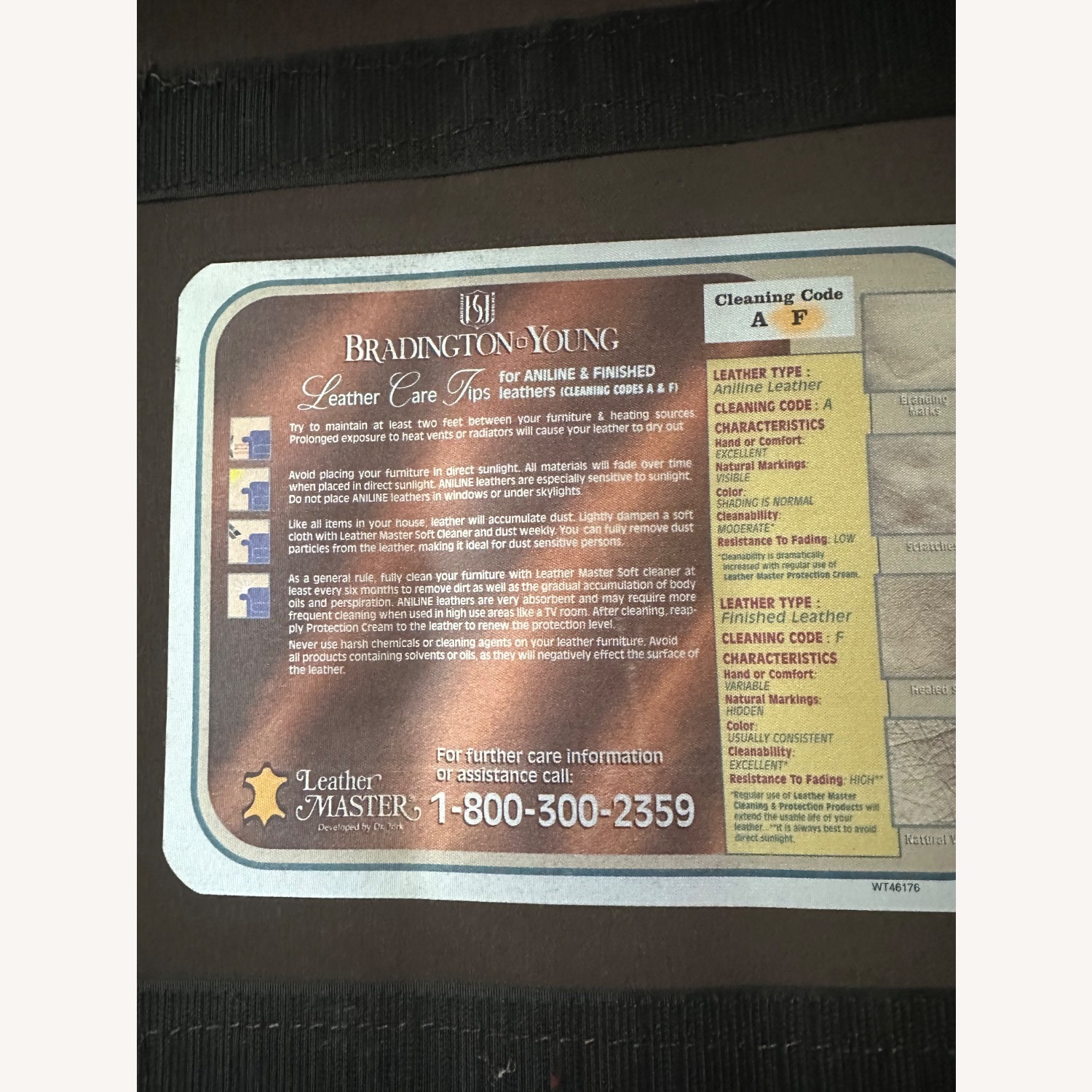 Bradington Young Dark Brown Armchair - image-2