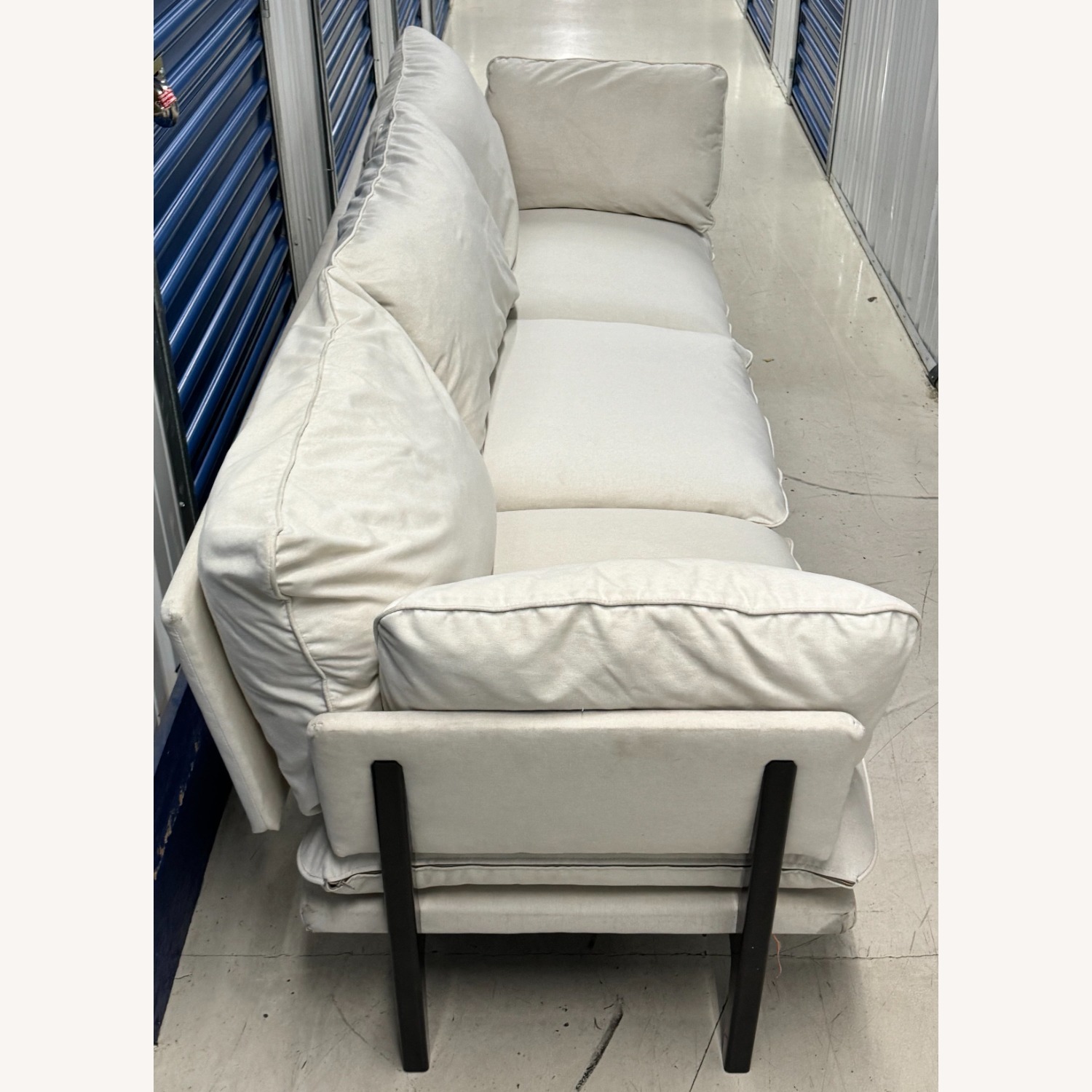 Floyd 1.0 White Fabric 3+ Seater Sofa  - image-4