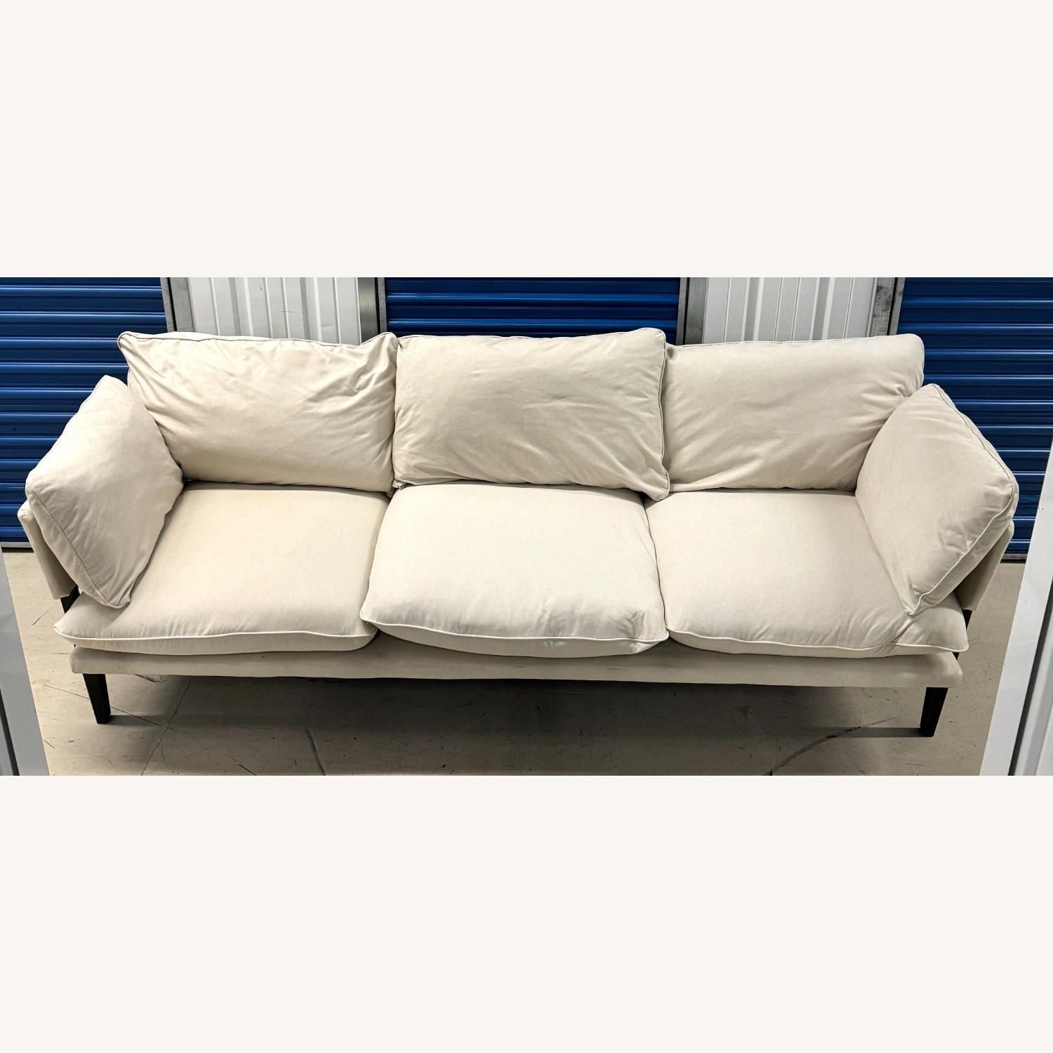 Floyd 1.0 White Fabric 3+ Seater Sofa  - image-1