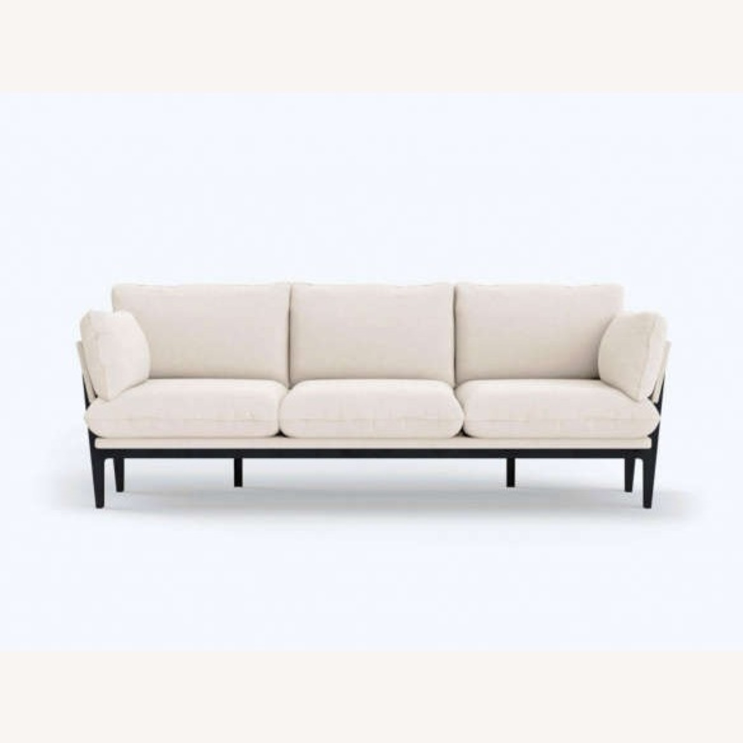 Floyd 1.0 White Fabric 3+ Seater Sofa  - image-6