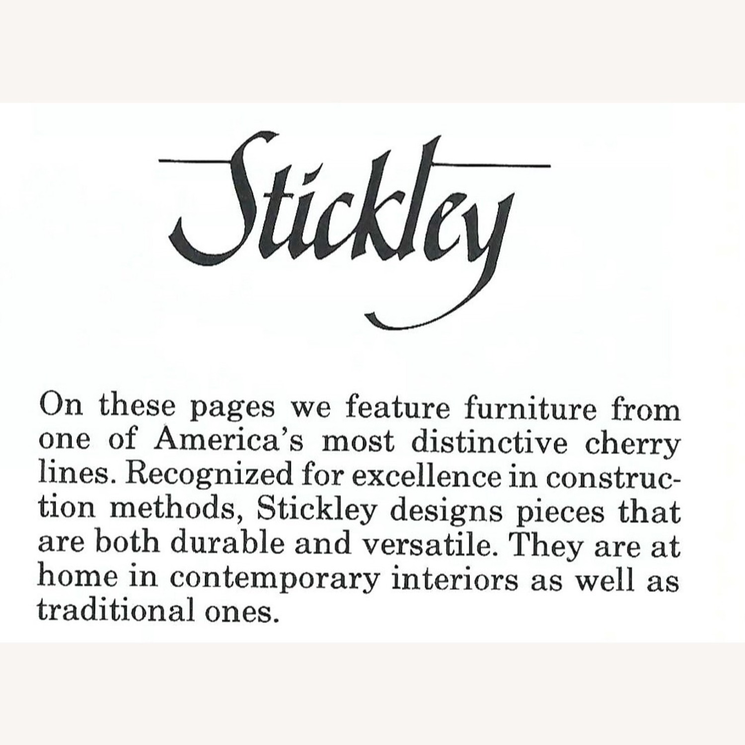 Stickley Brothers Furniture Dark Brown Dresser - image-4