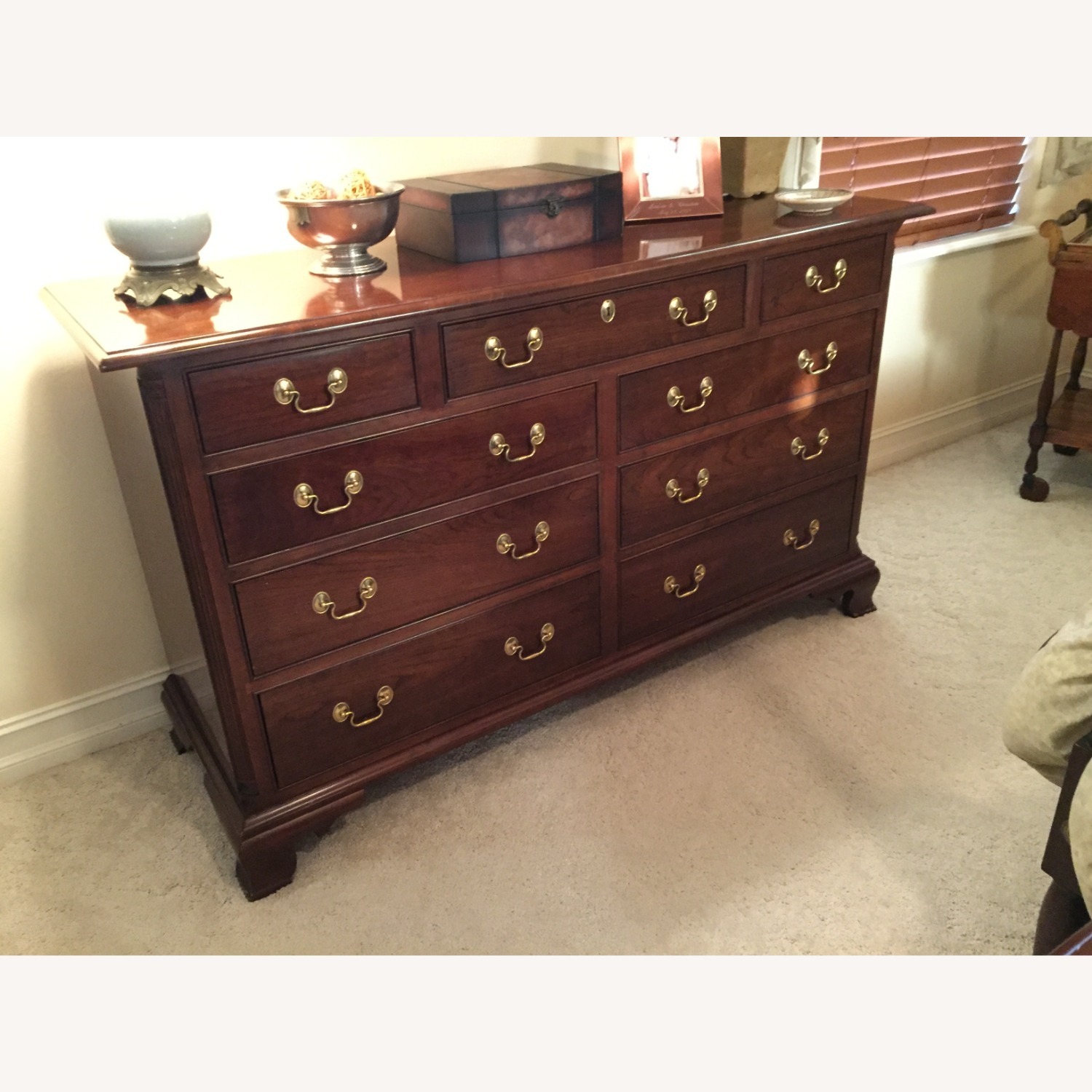 Stickley Brothers Furniture Dark Brown Dresser - image-1