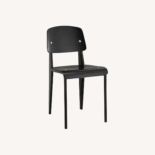 Used Modway Black Wood Accent Chairs. Set of 6 for sale on AptDeco
