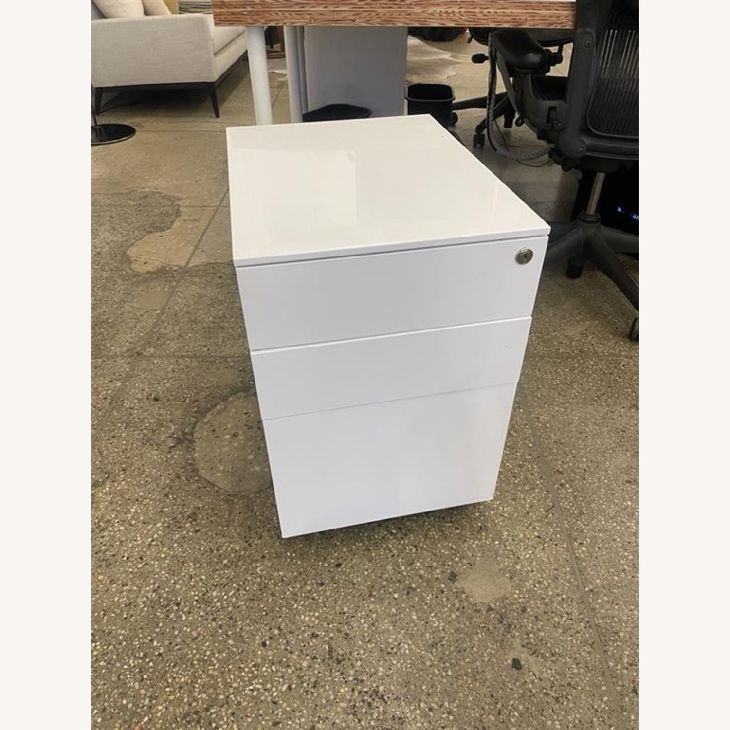 Blu Dot White Metal Chest, Set of 3 - image-2