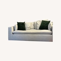West Elm Light Gray Fabric Sleeper Sofa