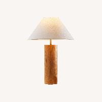 Pottery Barn Steve Wood Table Lamp