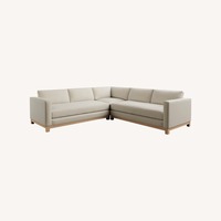 Pottery Barn Jake 3-Piece L- Shaped Sectional (110")