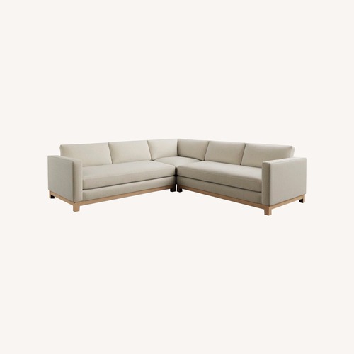 Used Pottery Barn Jake 3-Piece L- Shaped Sectional (110") for sale on AptDeco