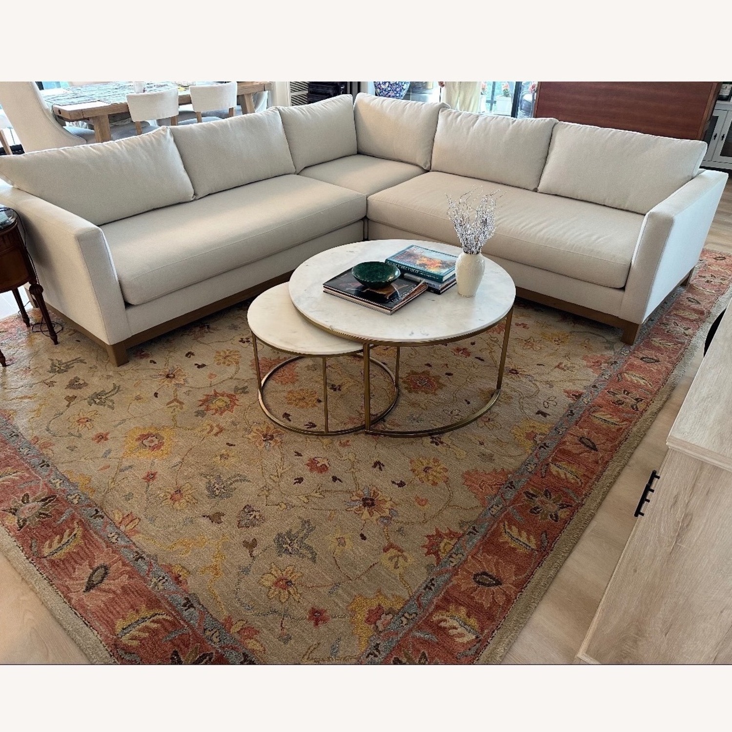 Pottery Barn Jake 3-Piece L- Shaped Sectional (110") - image-2