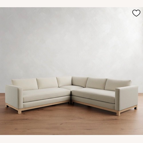 Used Pottery Barn Jake 3-Piece L- Shaped Sectional (110") for sale on AptDeco