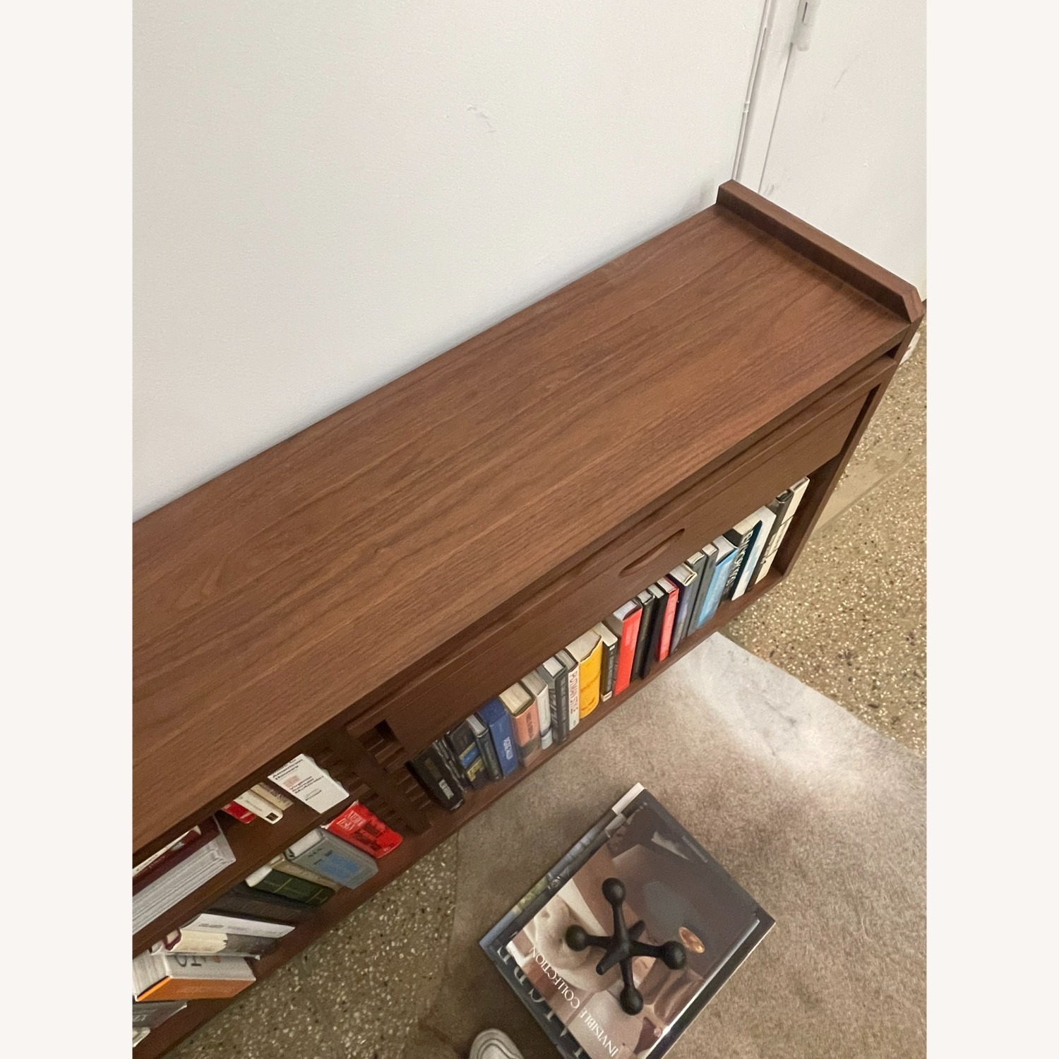 CB2 Ventura Dark Brown Wood Bookcase - image-5