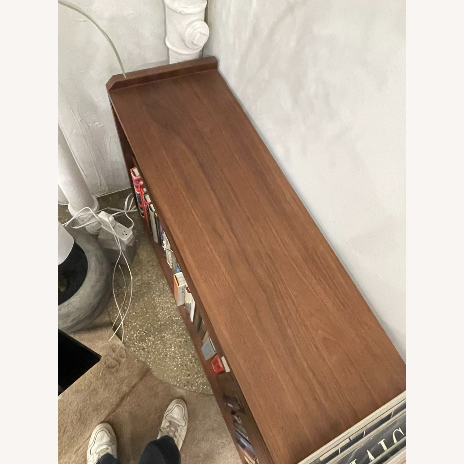 CB2 Ventura Dark Brown Wood Bookcase - image-4