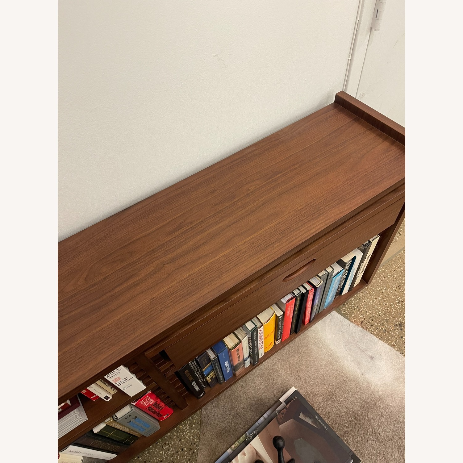 CB2 Ventura Dark Brown Wood Bookcase - image-6