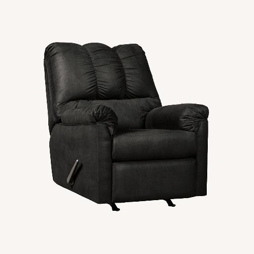 Used Ashley Furniture Darcy Black Fabric Recliner for sale on AptDeco
