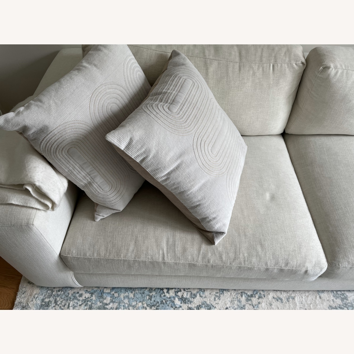 Crate & Barrel Retreat 2-Piece Chaise Sectional Sofa - image-5