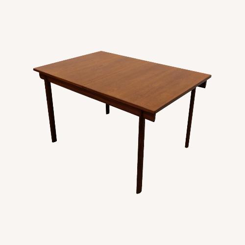 Used Vintage Mid Century Teak Extendable Dining Table for sale on AptDeco
