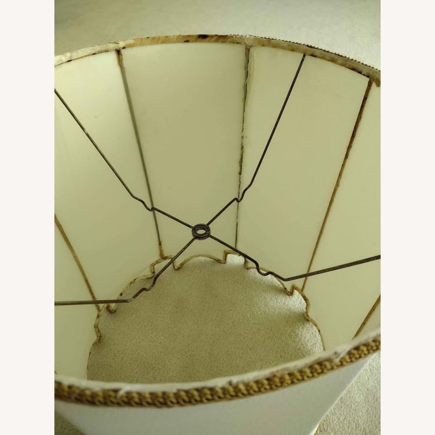 Vintage/Antique Finds Gold Metal Floor Lamp - image-9