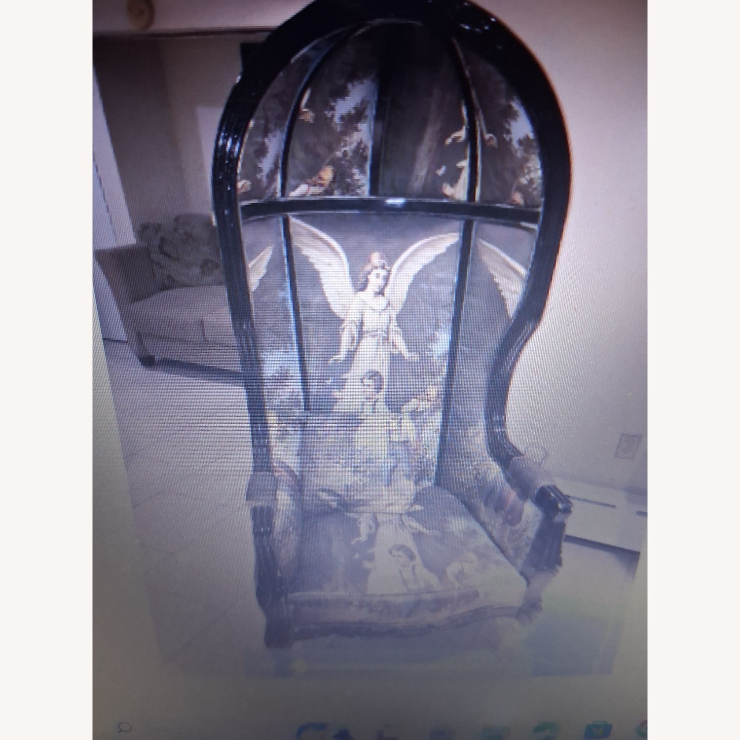 Vintage/Antique Finds Wood Armchair - image-1