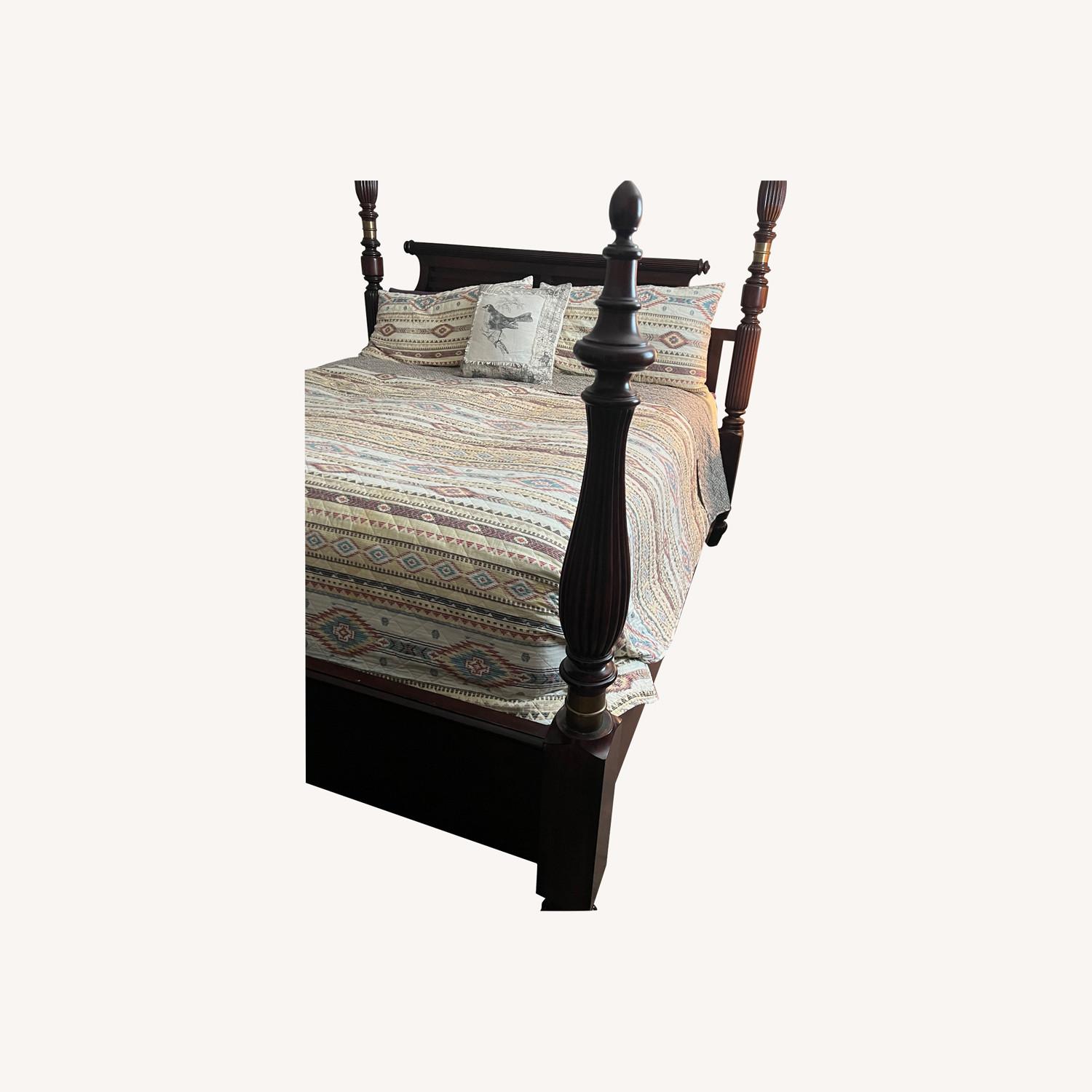 Natl Geo Lane Furniture Four Poster King Bed Frame - image-0