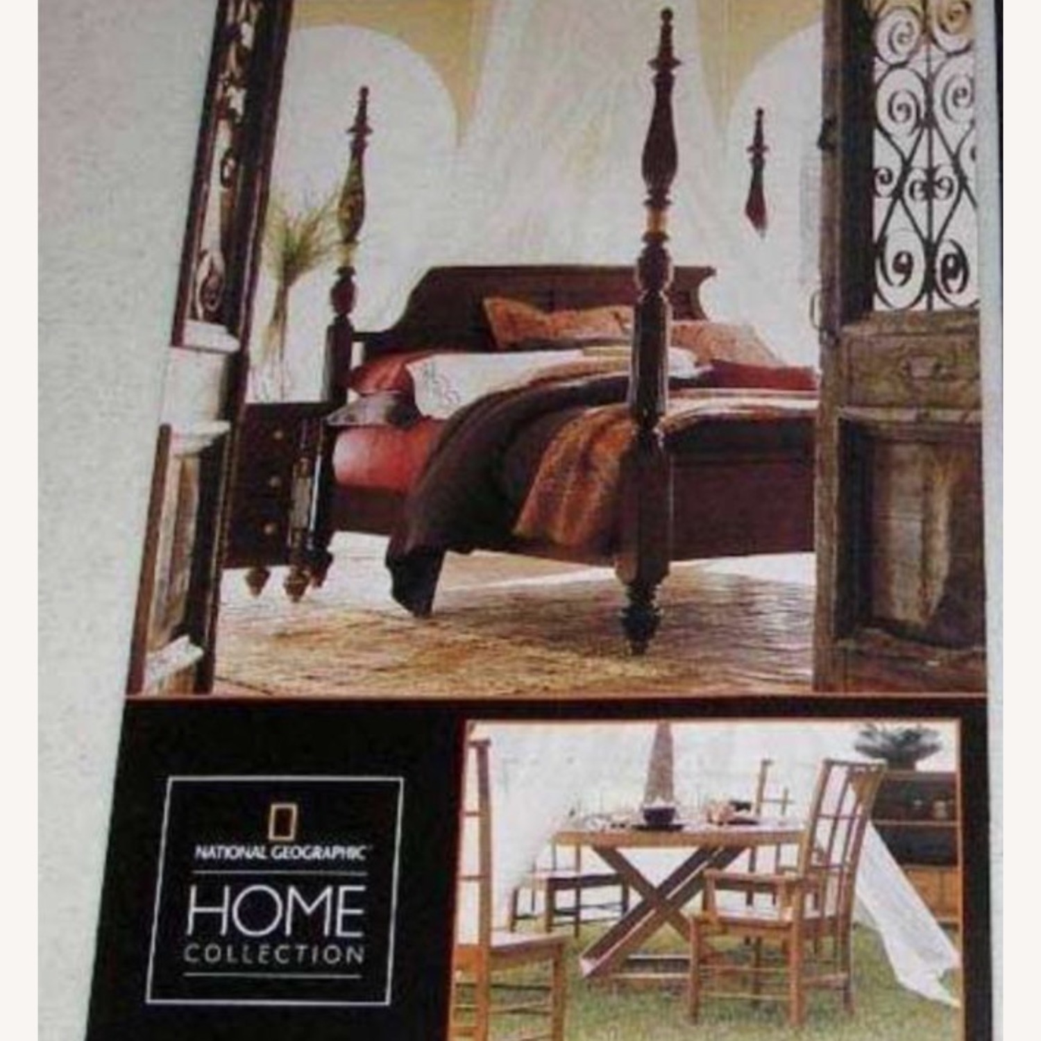 Natl Geo Lane Furniture Four Poster King Bed Frame - image-3