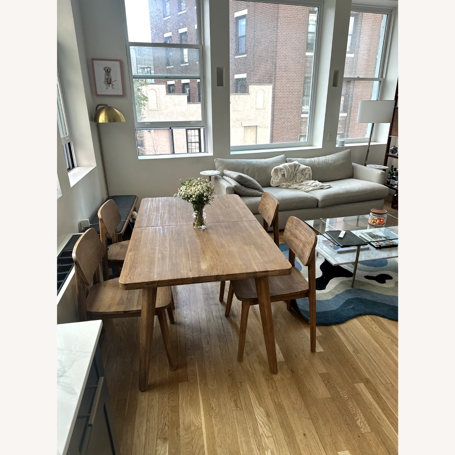 Castlery Seb Extendable Dining Table, 59"-78.7" - image-1