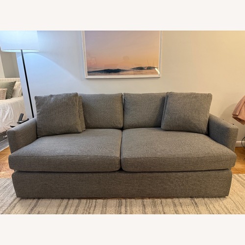 Used Crate & Barrel Lounge Dark Gray 2 Seater Sofa for sale on AptDeco